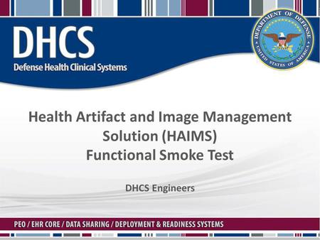 Health Artifact and Image Management Solution (HAIMS)
