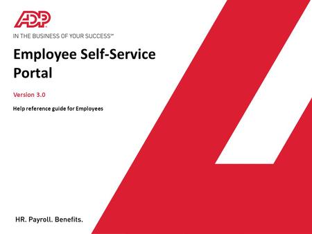 Employee Self-Service Portal