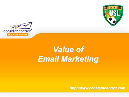 1 Value of  Marketing