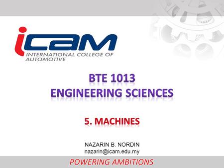 BTE 1013 ENGINEERING SCIENCEs