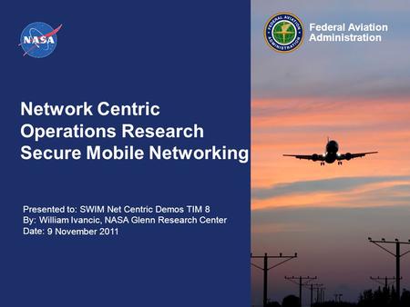 Network Centric Operations Research Secure Mobile Networking
