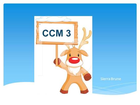 Sierra Brune. Rudolph is the only reindeer in Santas herd qualified to fly in IFR flight conditions. He is also the only reindeer equipped with the proper.