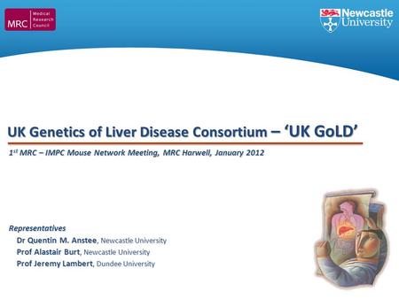 UK Genetics of Liver Disease Consortium – ‘UK GoLD’