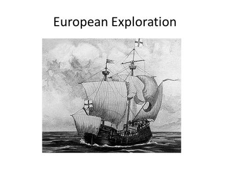 European Exploration.