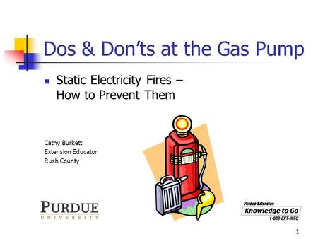 Dos & Don’ts at the Gas Pump