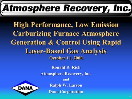 Atmosphere Recovery, Inc.