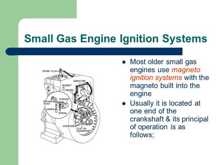 Small Gas Engine Ignition Systems