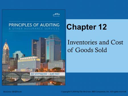 The Special Significance of Audit of Inventories