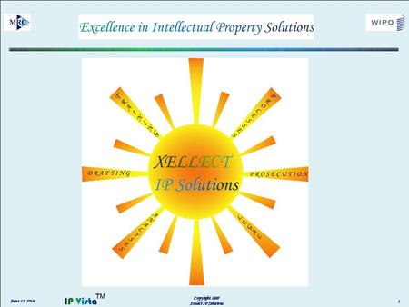 June 13, 2014 Copyright 2007 Xellect IP Solutions 1.