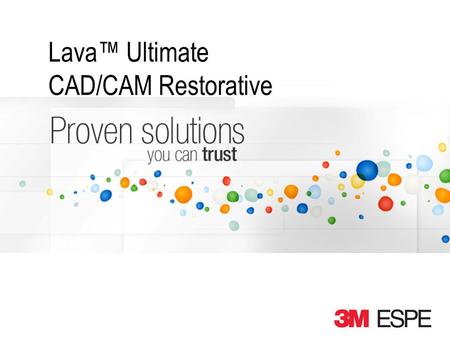 Lava Ultimate CAD/CAM Restorative. Using a sanding or course rubber wheel, grind and smooth off sprue.