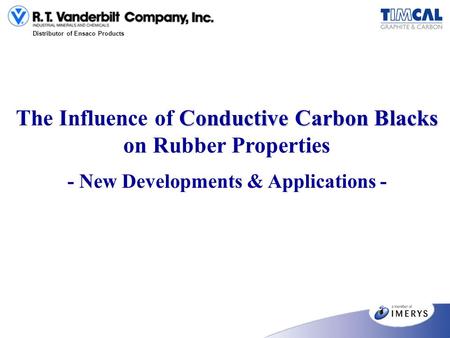 The Influence of Conductive Carbon Blacks on Rubber Properties