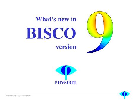 What’s new in BISCO version