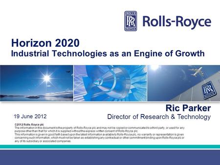 Horizon 2020 Industrial Technologies as an Engine of Growth