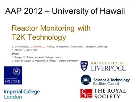 Reactor Monitoring with T2K Technology