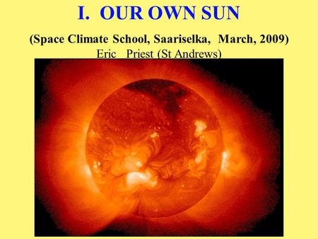 (Space Climate School, Saariselka, March, 2009)
