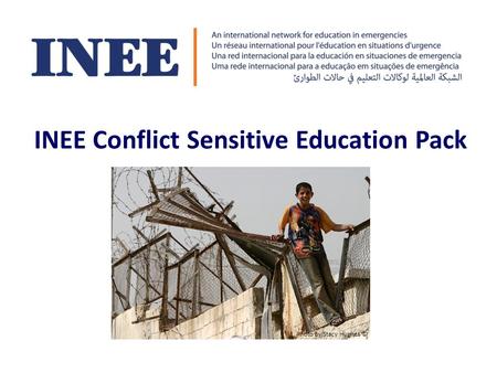 INEE Conflict Sensitive Education Pack Photo by Stacy Hughes ©