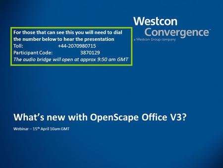 What’s new with OpenScape Office V3?
