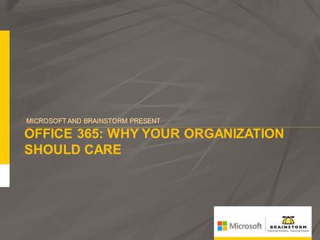 Office 365: Why your organization should care
