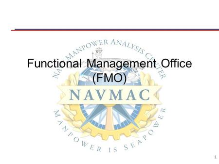 Functional Management Office