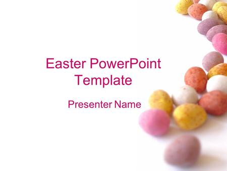 Easter PowerPoint Template Presenter Name. # Example Bullet Point Slide Bullet point –Sub Bullet.