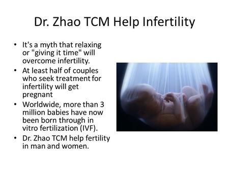 Dr. Zhao TCM Help Infertility
