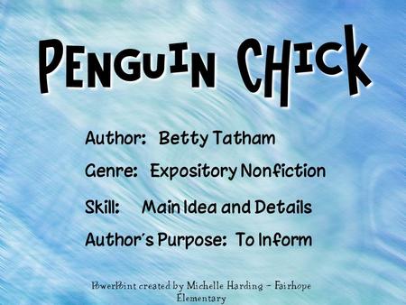 PowerPoint created by Michelle Harding – Fairhope Elementary