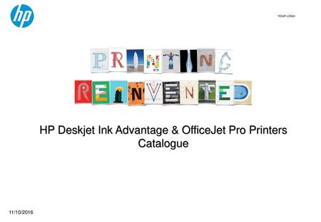 HP Deskjet Ink Advantage & OfficeJet Pro Printers Catalogue