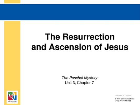 The Resurrection and Ascension of Jesus