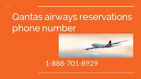 Qantas airways reservations phone number