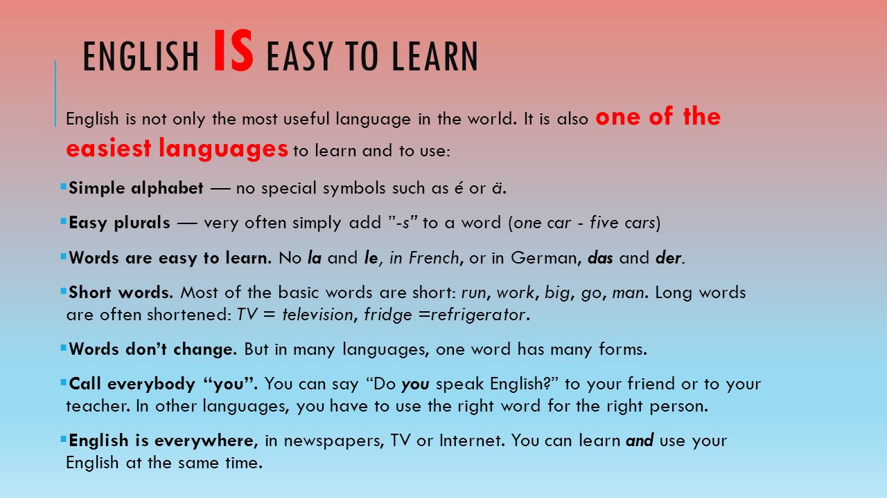 WHY LEARN ENGLISH?. - ppt video online download