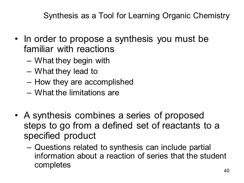 Introduction to Strategies for Organic Synthesis, 2012