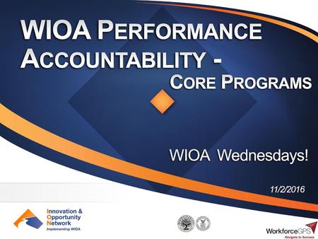 WIOA Performance Accountability -