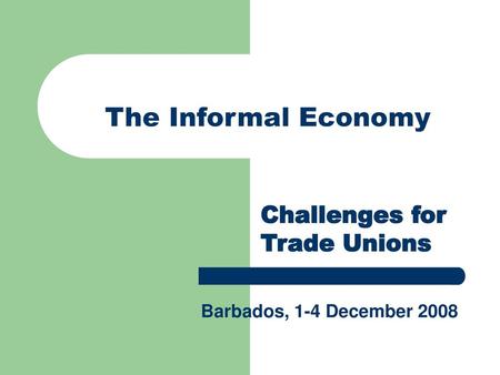 Challenges for Trade Unions