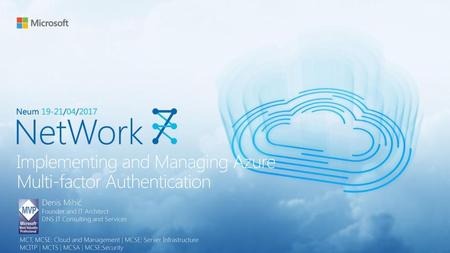 Implementing and Managing Azure Multi-factor Authentication