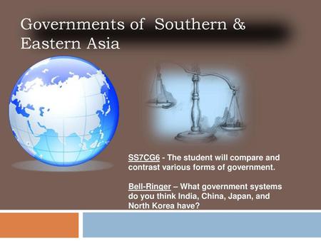 Governments of Southern & Eastern Asia