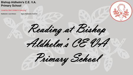 Reading at Bishop Aldhelm’s CE VA Primary School