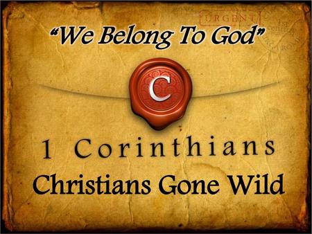 “We Belong To God” Christians Gone Wild.