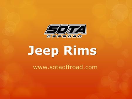 Jeep Rims  SOTA OFFROAD has brought about an innovative fusion of forged wheel styling with the cast wheel technology. You can.