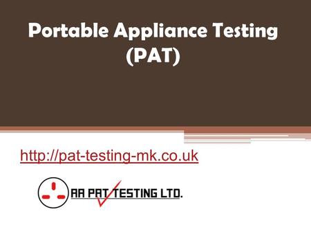 Portable Appliance Testing (PAT) - pat-testing-mk.co.uk