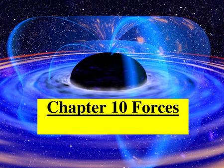 Chapter 10 Forces.