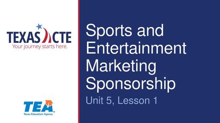 Sports and Entertainment Marketing Sponsorship