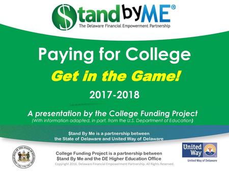 A presentation by the College Funding Project