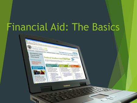 Financial Aid: The Basics
