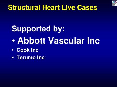 Structural Heart Live Cases