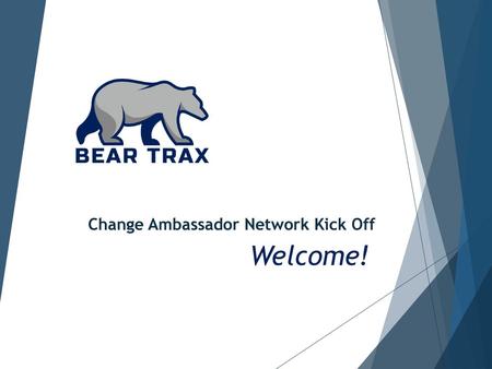 Change Ambassador Network Kick Off