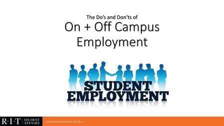 On + Off Campus Employment