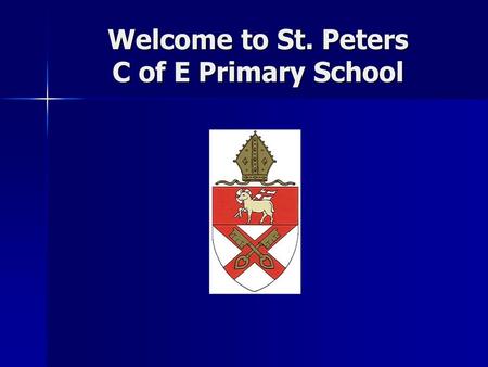 Welcome to St. Peters C of E Primary School