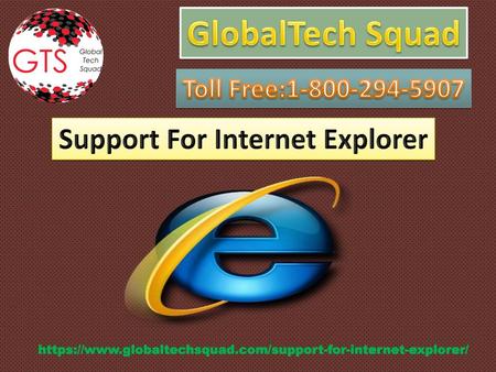 Support For Internet Explorer