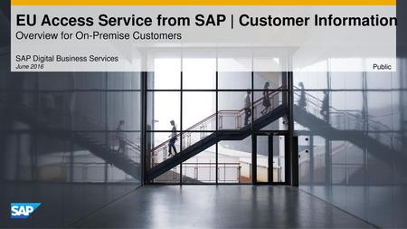 SAP Digital Business Services June 2016