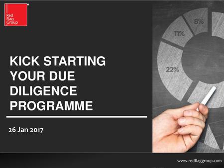 Kick starting your due diligence programme